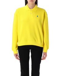 Polo Ralph Lauren - Polo-Collar Sweatshirt - Lyst