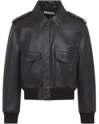 Jil Sander - Leather Blouson - Lyst