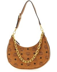 MCM - 'Aren Crescent Hobo' Shoulder Bag - Lyst