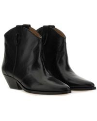 Isabel Marant - Dewina Leather Bootie - Lyst