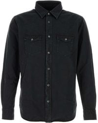 Tom Ford - Peach Twill Slim Fit Western Shirt - Lyst