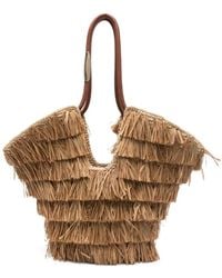 Zimmermann - Raffia Handbag - Lyst