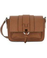 Hogan - Trendy Leather Flap Bag - Lyst