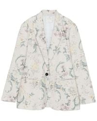 forte_forte - Printed Blazer Jacket - Lyst