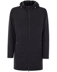 Herno - Long Nylon Jacket - Lyst