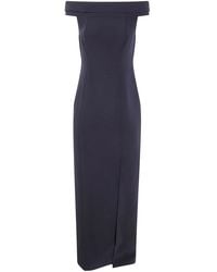 Ralph Lauren - "Adlar" Short Sleeves Gown Long Dress - Lyst