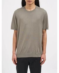 Paolo Pecora - Crew Neck Silk Sweater - Lyst