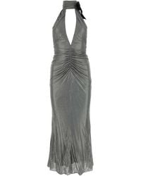 Alessandra Rich - Viscose Dress - Lyst
