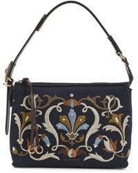 Etro - Blu Canvas Hobo S Shoulder Bag - Lyst