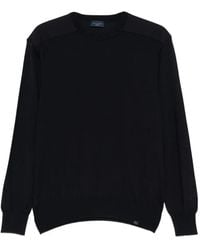Paul & Shark - Paul & Shark Crewneck Wool Sweater With Inserts - Lyst