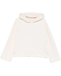 Max Mara - Logo Cotton Hoodie - Lyst