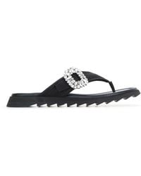 Roger Vivier - Slidy Flip Flat - Lyst