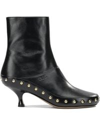 Chloé - "Junie" Zippered Ankle Boots - Lyst