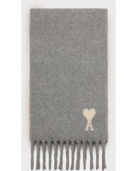 Ami Paris - Alpaca Ami De Coeur Scarf - Lyst