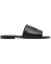 Dolce & Gabbana - Dolce & Gabbana Calfskin Sandals - Lyst
