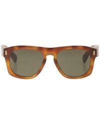 Brunello Cucinelli - Tortoiseshell Acetate Sunglasses With Iconic Details - Lyst