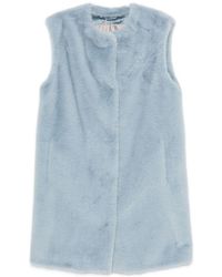 Herno - Faux Fur Vest - Lyst