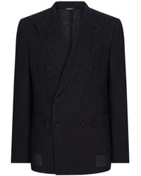 Dolce & Gabbana - Dolce & Gabbana Double-Breasted Jacket - Lyst