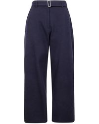 Studio Nicholson - "Doring" Belted Round Leg Pant - Lyst