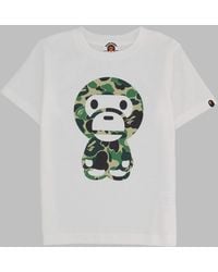 A Bathing Ape - Mini Milo Tee For Kids - Lyst
