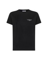 Givenchy - Cotton Jersey Crewneck T-Shirt - Lyst