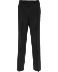 Versace - Informal Pant Responsible Greca Jacquard Wool Even - Lyst