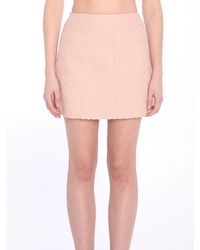 Celine - Wool Blend Mini Skirt - Lyst