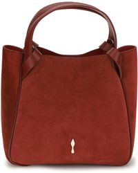 Christian Louboutin - Mini Bettina Suede Tote Empire - Lyst