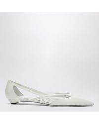 Prada - Leather Ballerinas - Lyst