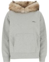 Prada - Solid Hood Sweatshirt - Lyst