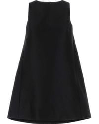 Balenciaga - Wool And Silk A-Line Dress - Lyst
