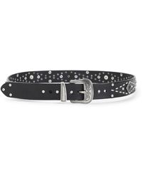 Golden Goose - Cow Leather Studded Belt - Lyst