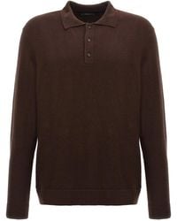 Zanone - Cashmere Wool Polo Shirt - Lyst