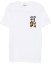 Moschino - Moschino Teddy Bear Logo T-Shirt - Lyst