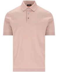 Herno - Cotton Polyester Short Polo - Lyst