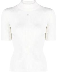 Courreges - Reedition Knit Ss Jumper - Lyst