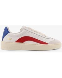 DSquared² - Rider Leather Low-Top Sneakers - Lyst