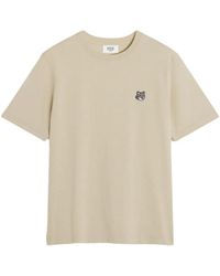 Maison Kitsuné - Fox Head Cotton T-Shirt - Lyst
