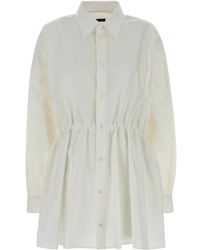 Balenciaga - Poplin Shirt Dress - Lyst