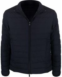 Emporio Armani - Zipped Short Down Jacket - Lyst