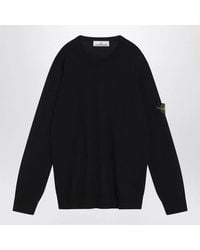 Stone Island - Logo-Patch Crew-Neck Jumper - Lyst