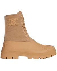 Celine - Lace-Up Boot W/ Triomphe 30 - Lyst