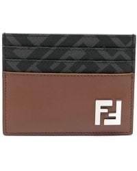 Fendi - Ff-Motif Card Holder - Lyst