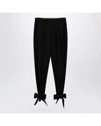 Chloé - Pleated Fluid Crêpe De Chine Trousers - Lyst