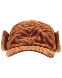 Kangol - Corduroy Baseball Hat With Earflap - Lyst