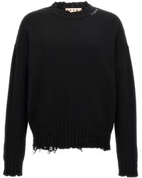 Marni - Destroyed Effect Sweater - Lyst