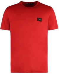 Dolce & Gabbana - Classic Cotton Crew-Neck T-Shirt For - Lyst