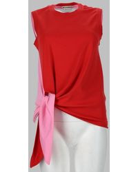 JW Anderson - Tank Top Con Nodo - Lyst