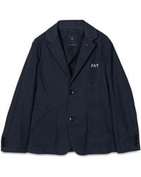 Fay - Fabric Jackets - Lyst