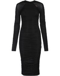 Elisabetta Franchi - Draped Dress - Lyst